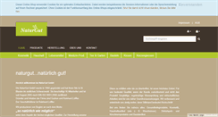 Desktop Screenshot of naturgut.de